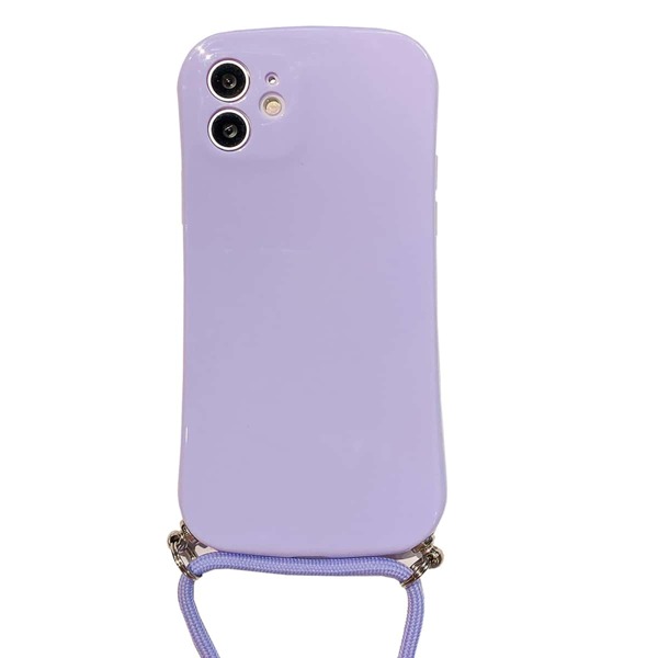 

Simple Phone Case With Rope, Purple