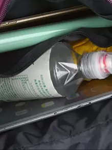 輕便商務休閒簡約多隔層斜背包適合青少年女孩女大學生、菜鳥和白領非常適合辦公室、大學、工作、商務、通勤 - 黑色 - 查看 2