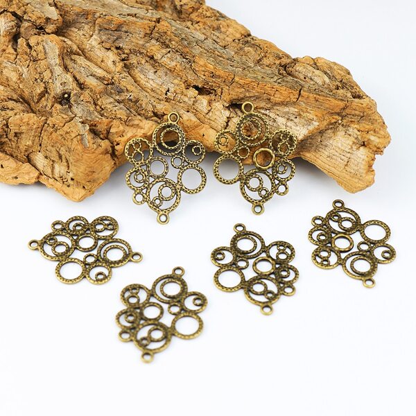 

6pcs DIY Jewelry Accessory, Bronze