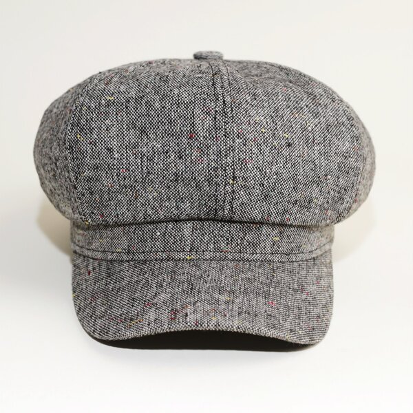 

Simple Baker Boy Cap, Black