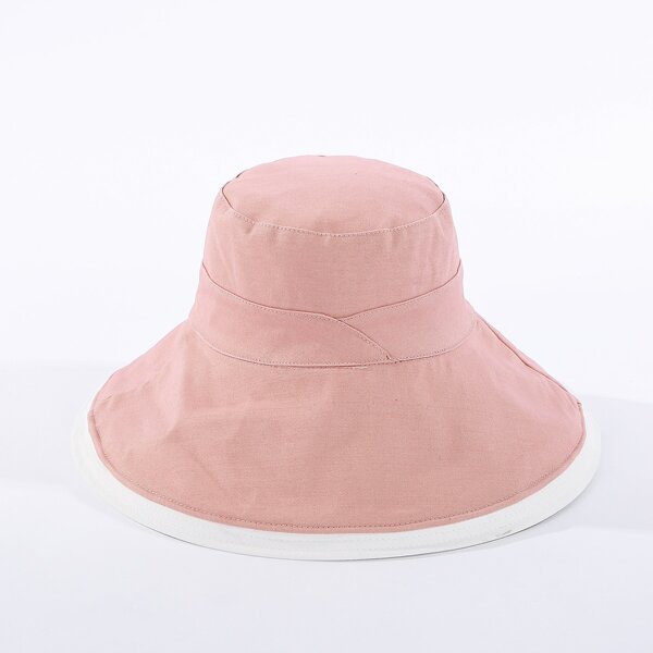

Contrast Trim Hat, Pink