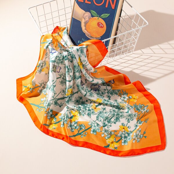 

Flower Print Bandana, Multicolor