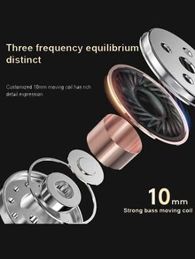 3.5毫米插頭有線耳機 - 黑色 - 查看 6