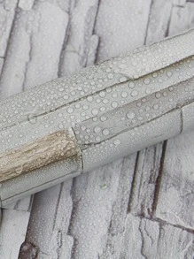 1pc Brick Pattern Wall Paper - Grey - View 6