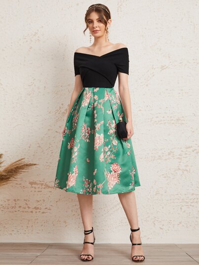 SHEIN Clasi チェック柄タイトドレス SHEIN Clasi チェック柄タイトドレス