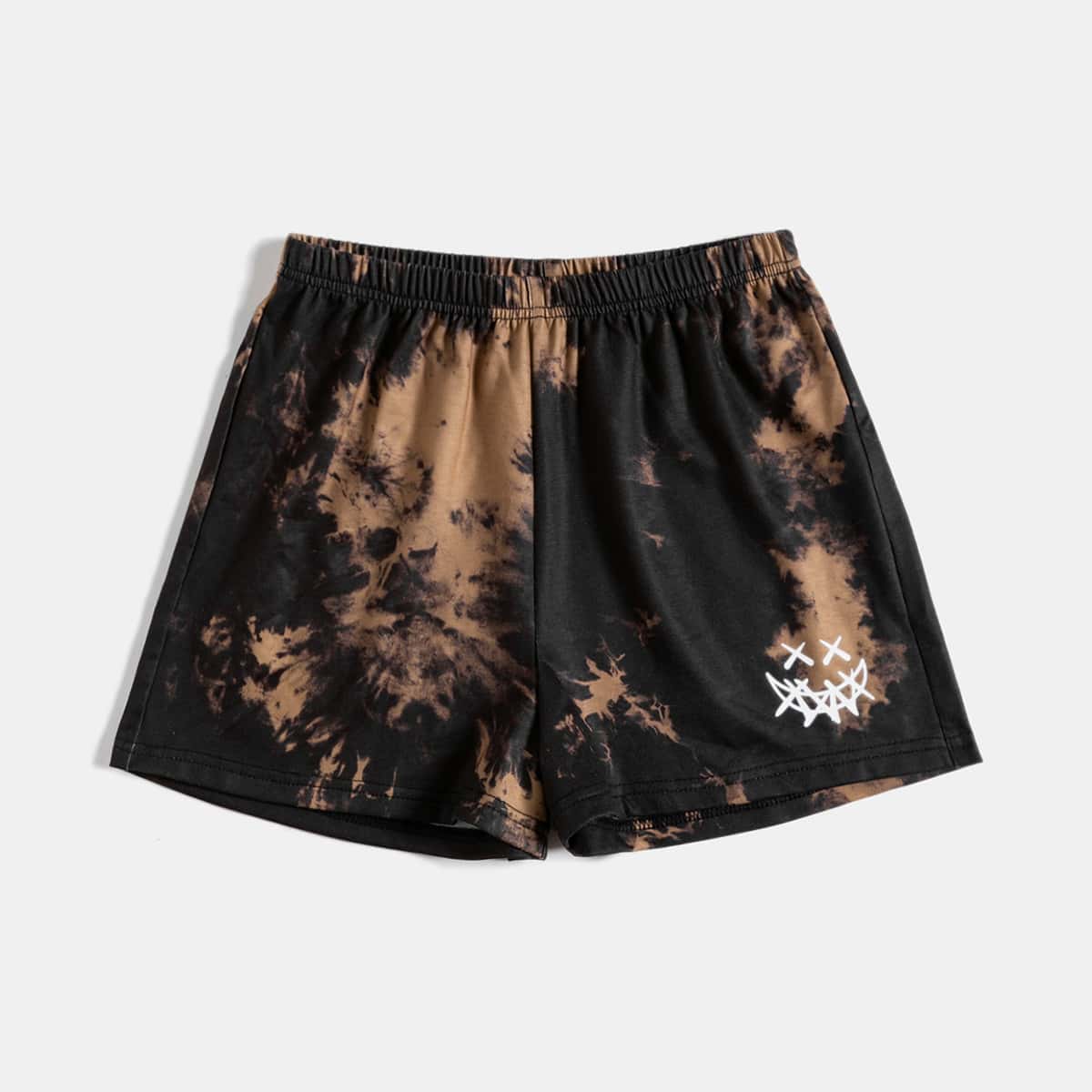 

Graphic Tie Dye Shorts, Multicolor