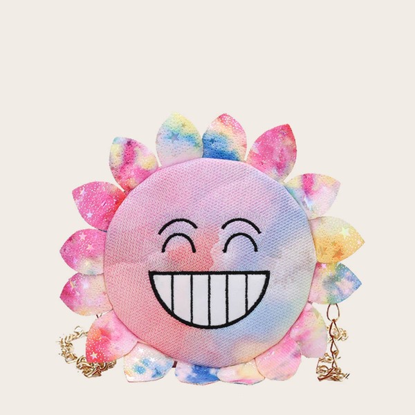 

Girls Sunflower Pattern Crossbody Bag, Multicolor