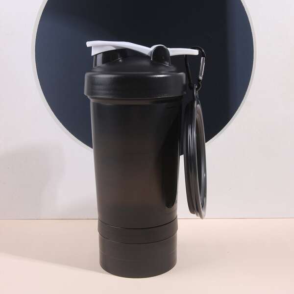 

2pcs Portable Pet Travel Bottle & Bowl Set, Black