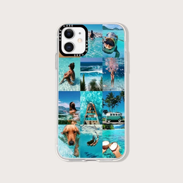 

Aesthetic Collage Phone Case, Multicolor