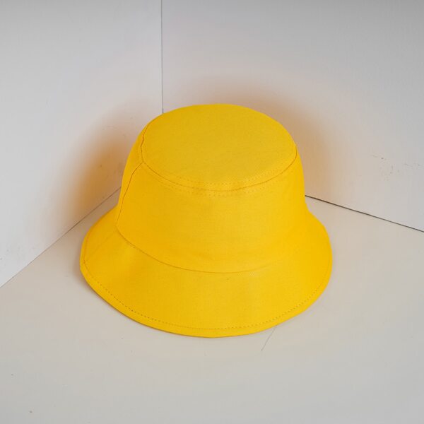 

Toddler Girls Solid Bucket Hat, Yellow