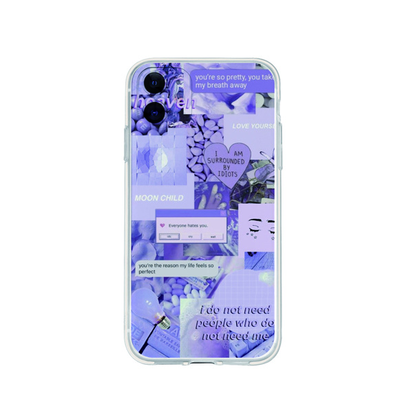 

Aesthetic Collage Phone Case, Clear