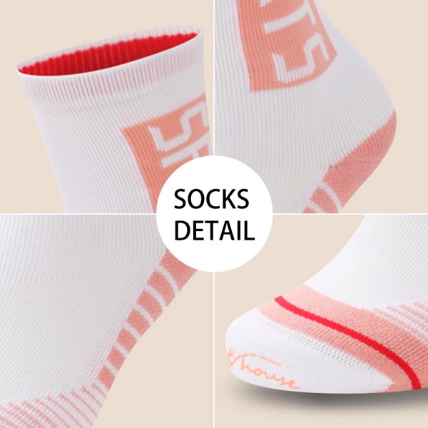 

Letter Graphic Crew Socks, White
