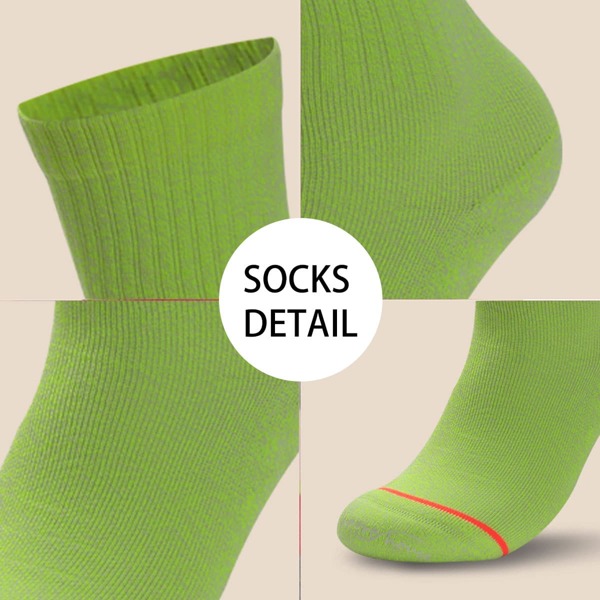

Crew Running Socks, Green
