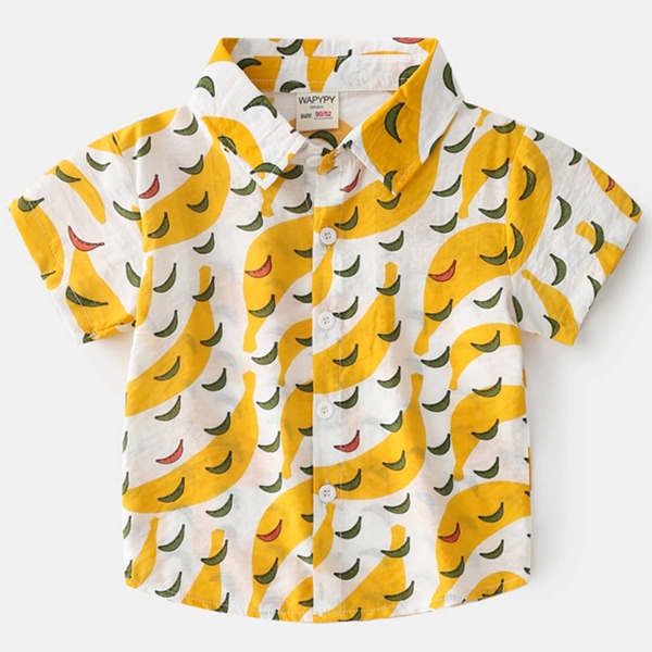 

Toddler Boys Allover Banana Print Shirt, Multicolor