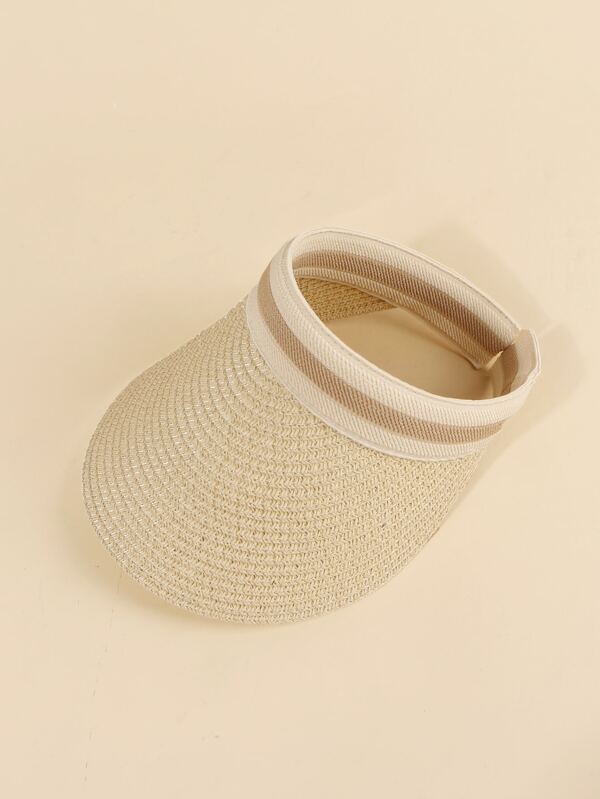 Striped Visor Hat
