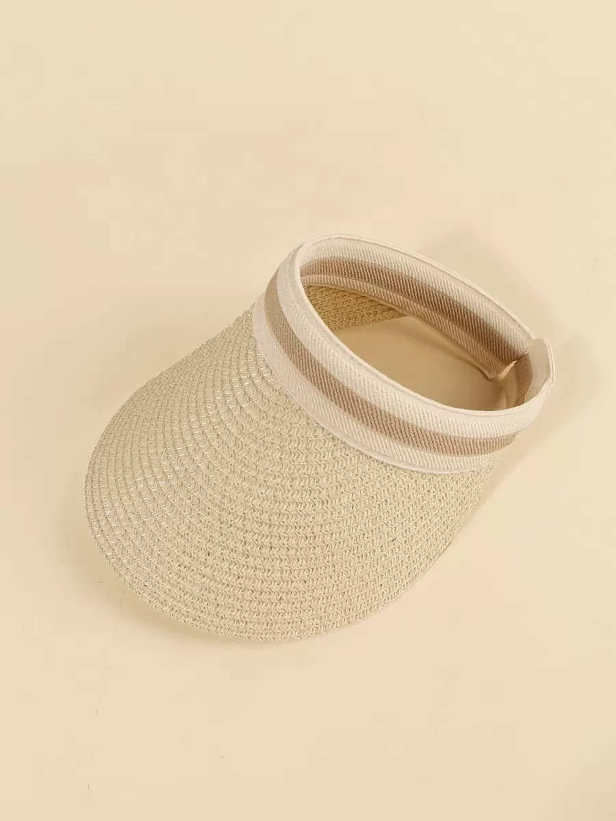 Striped Visor Hat