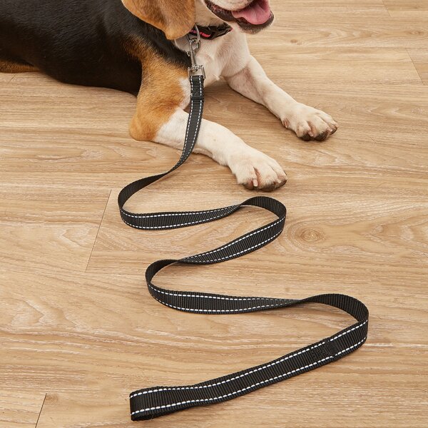 

1pc Reflective Pet Leash, Black