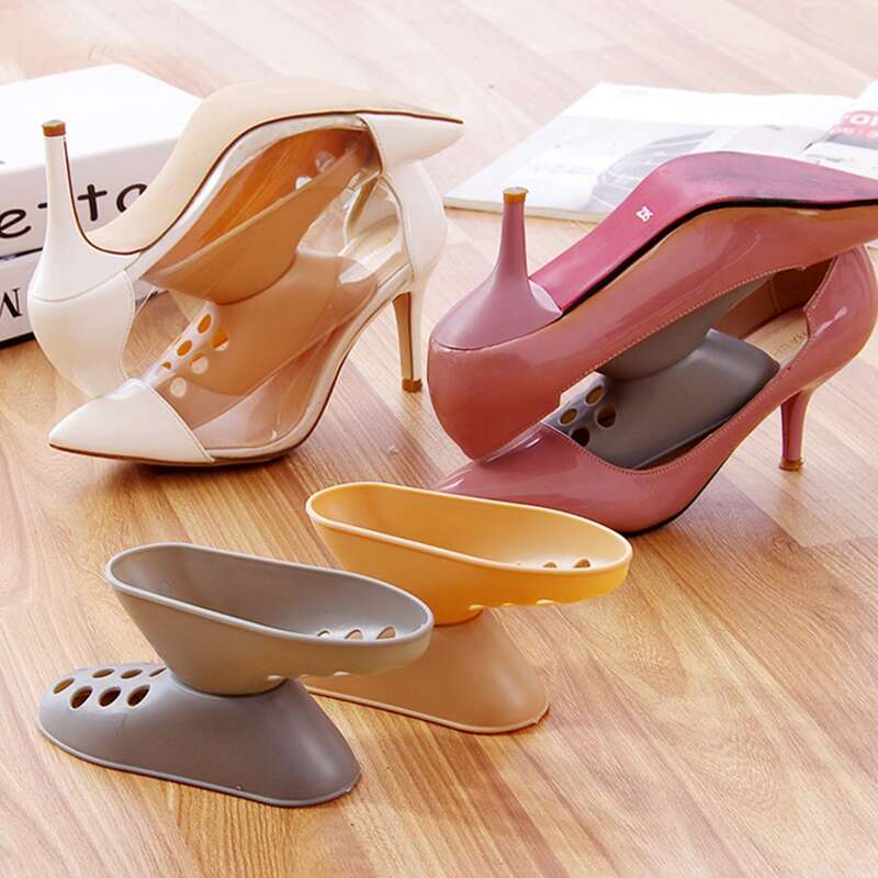 

1pc Random Color Shoes Storage Rack, Multicolor