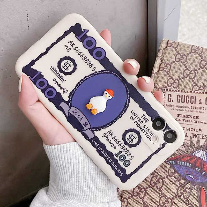 

Banknote Pattern Phone Case, Multicolor
