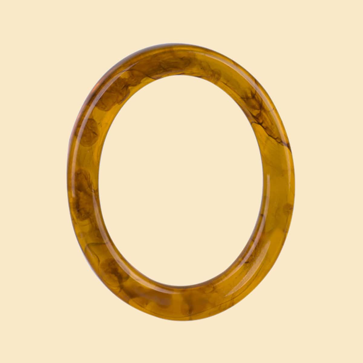 

Geo Design Resin Bracelet, Yellow