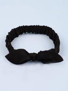 Toddler Girls Bow Decor Hair Band - Black - View 1