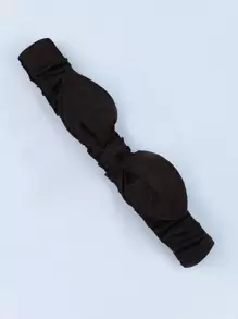 Toddler Girls Bow Decor Hair Band - Black - View 2