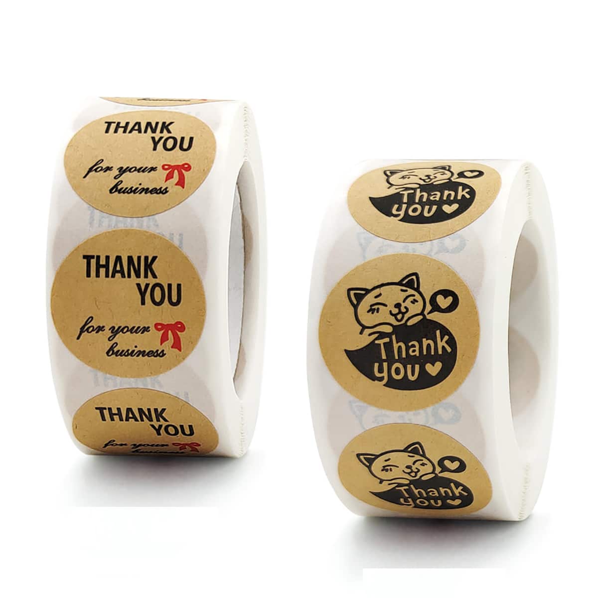

2rolls Slogan Graphic Gift Sticker, Multicolor