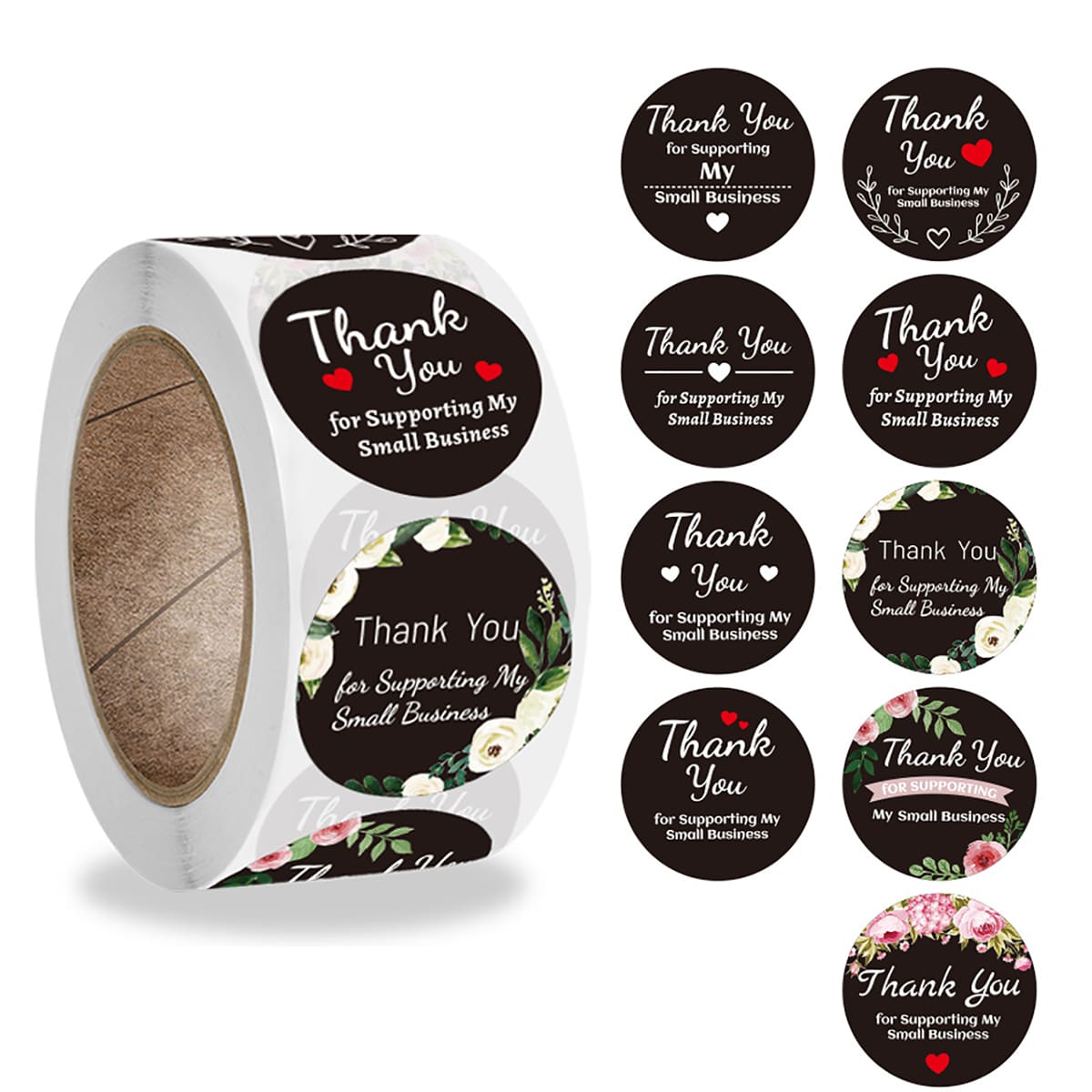 

2rolls Slogan Graphic Sticker, Multicolor