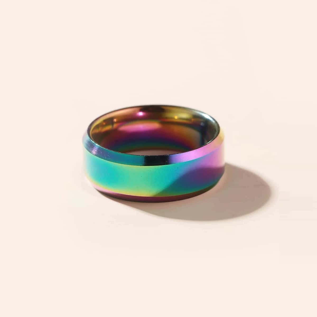 Guys Minimalist Ring, Purple