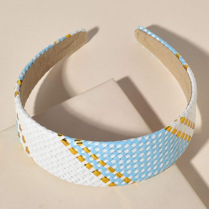 

1pc Braided Headband, Multicolor