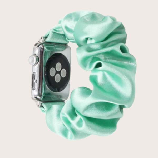

Scrunchie Design Watchband For iWatch, Mint green