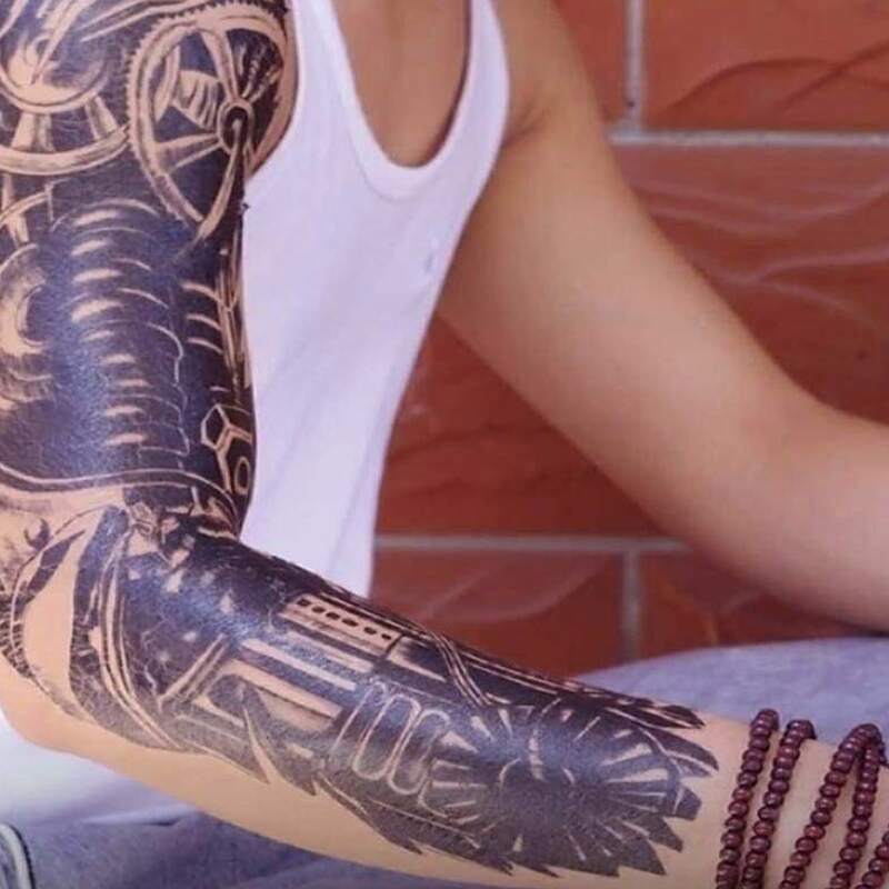 

Graphic Tattoo Sticker, Black