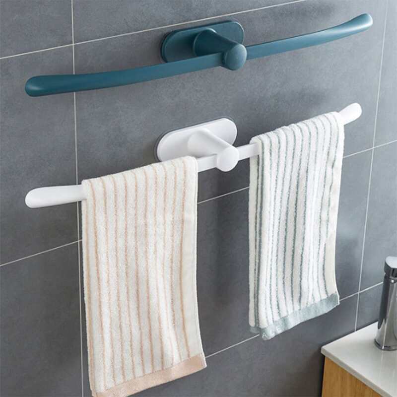 

1pc Random Wall Mounted Towel Holder, Multicolor