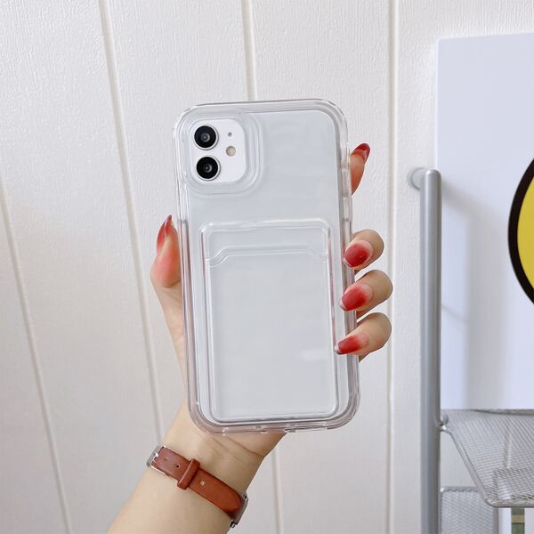 

Clear Phone Case With Card Slot