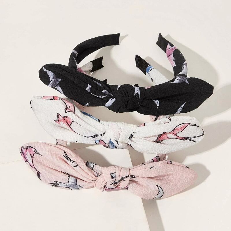 

2pcs Graphic Headband, Multicolor