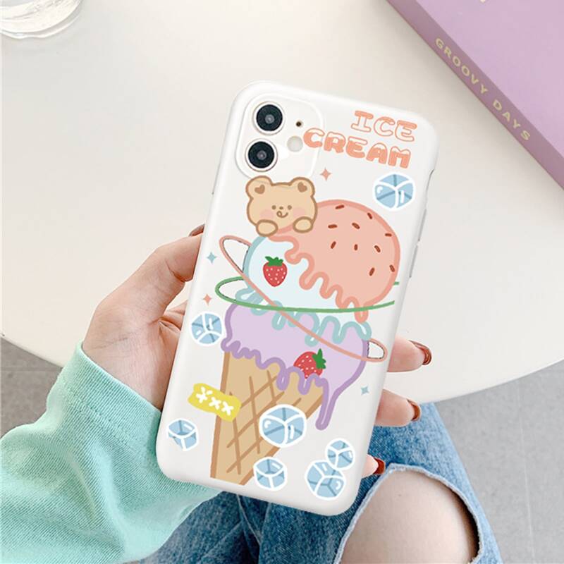 

Cartoon Graphic Phone Case, Multicolor