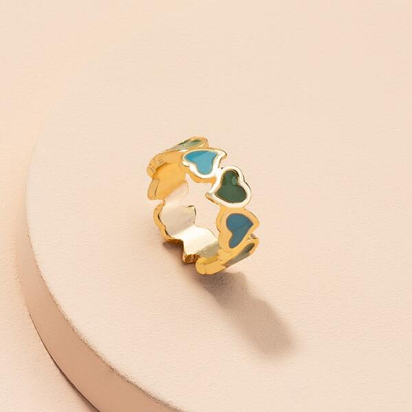 

Heart Design Ring, Gold