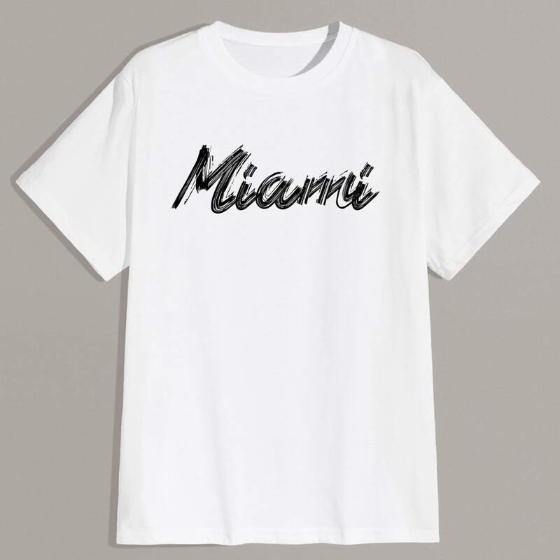 

Guys Letter Graphic Tee, White