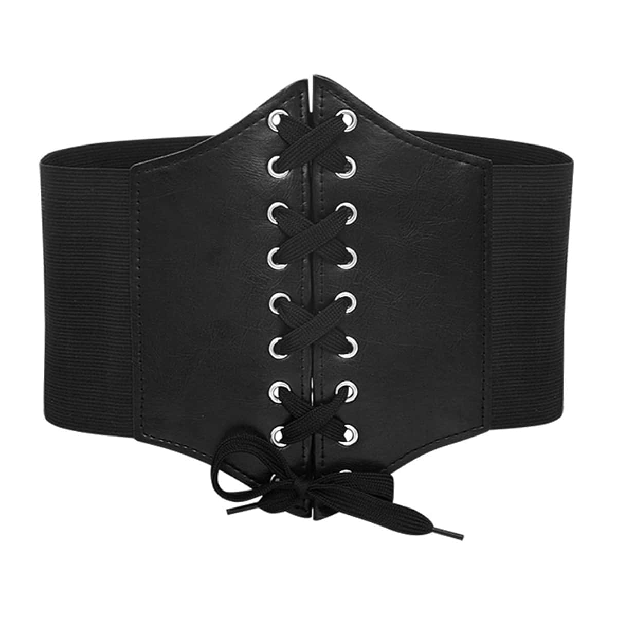 

Criss Cross Wide Belt, Black