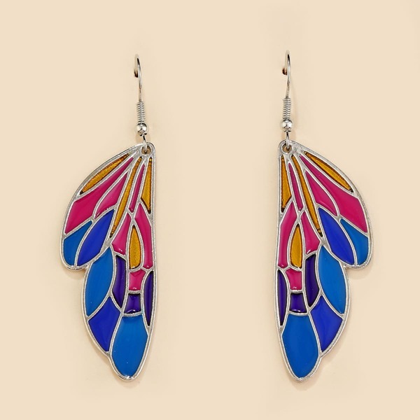 

Wing Drop Earrings, Multicolor