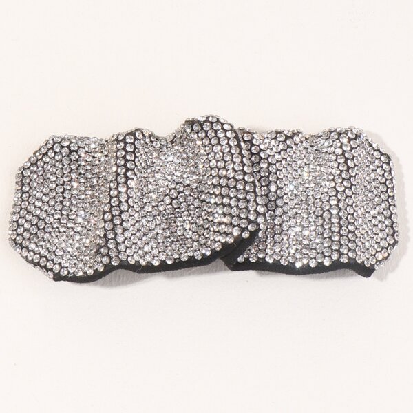

Rhinestone Decor Hair Clip, Silver