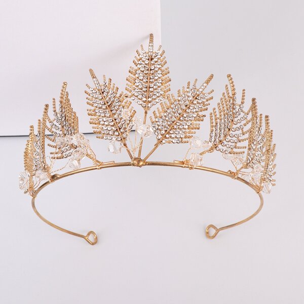 

Rhinestone Decor Hair Accessory, Gold