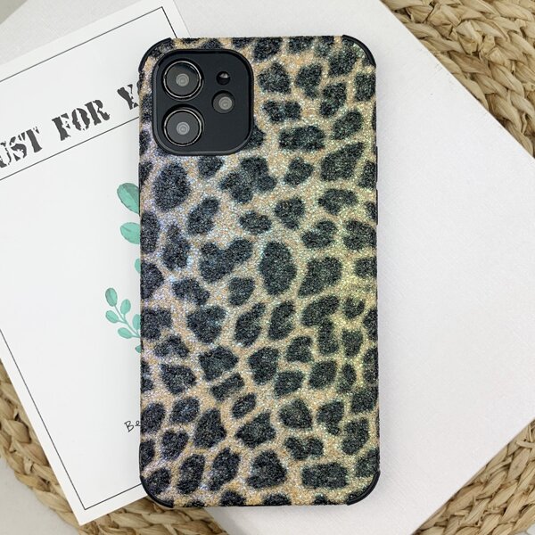 

Leopard Phone Case, Brown