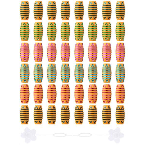 

50pcs Hair Bead Set, Multicolor
