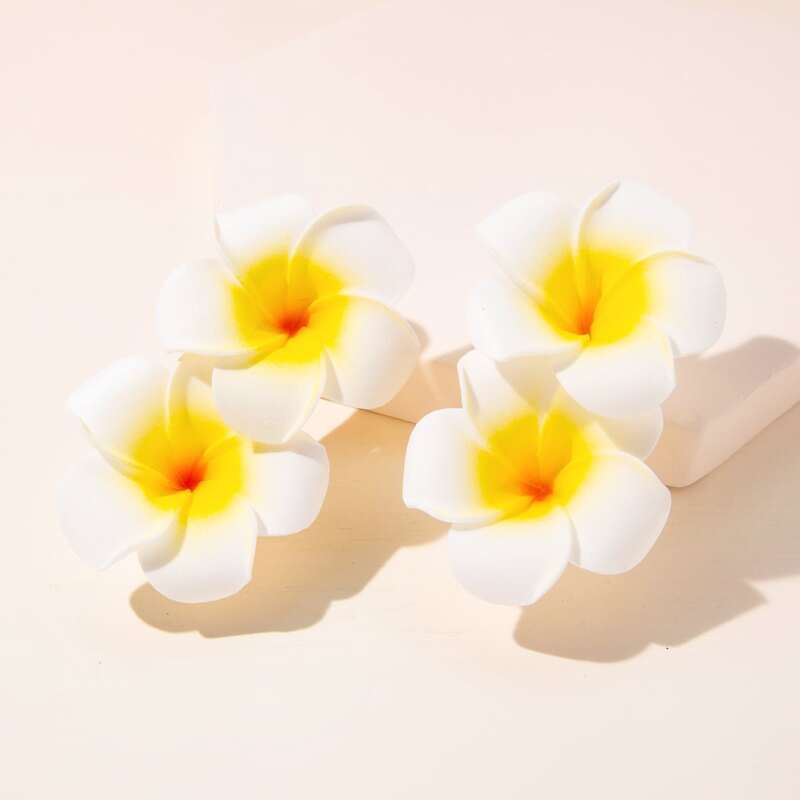 

2pcs Floral Hair Clip, Multicolor