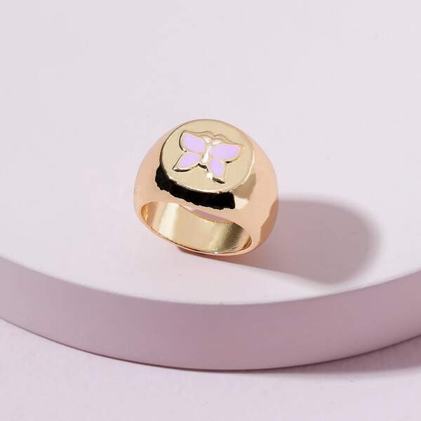 

Butterfly Decor Ring, Gold