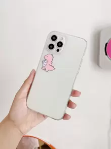 2 piezas Fundas de teléfono transparentes, Fundas de teléfono con dinosaurios, Fundas de teléfono para parejas, Compatibles con , Funda de teléfono, Funda compatible con iPhone 17 Pro Max, Cubiertas, Funda de teléfono linda, Compatible con funda 13, Compatible con funda 15, Compatible con funda 16 Pro Max, Compatible con funda 16, Compatible con funda 14, Compatible con funda 15, Compatible con funda 16 Plus, Adecuado como regalo de cumpleaños, novia, novio o para uso personal - transparente - Ver 4