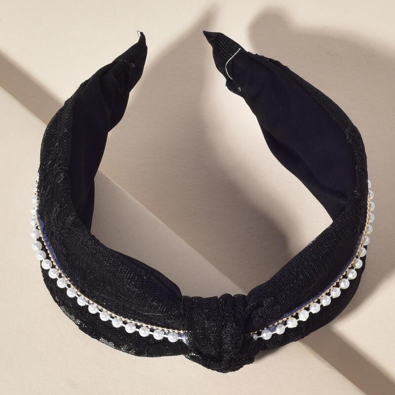 

1pc Knot Headband, Black