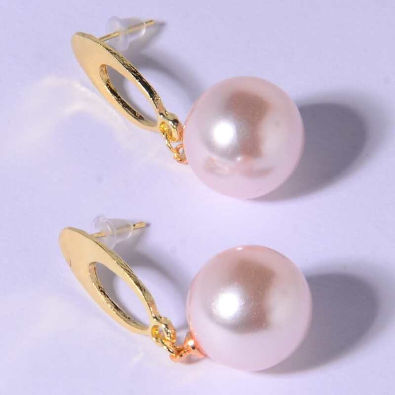

Faux Pearl Drop Earrings, Multicolor