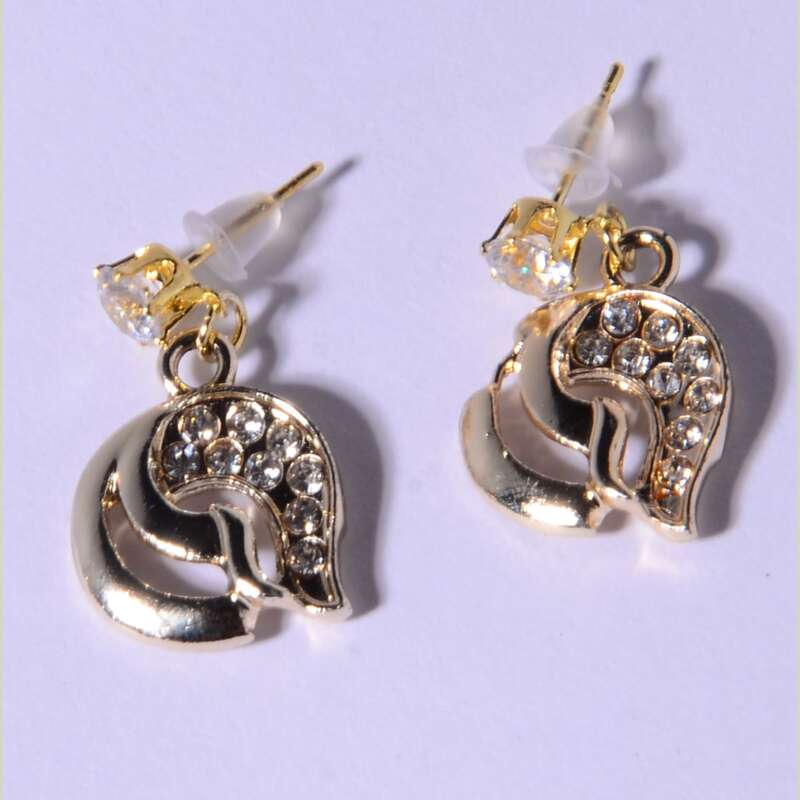 

Rhinestone Drop Earrings, Multicolor